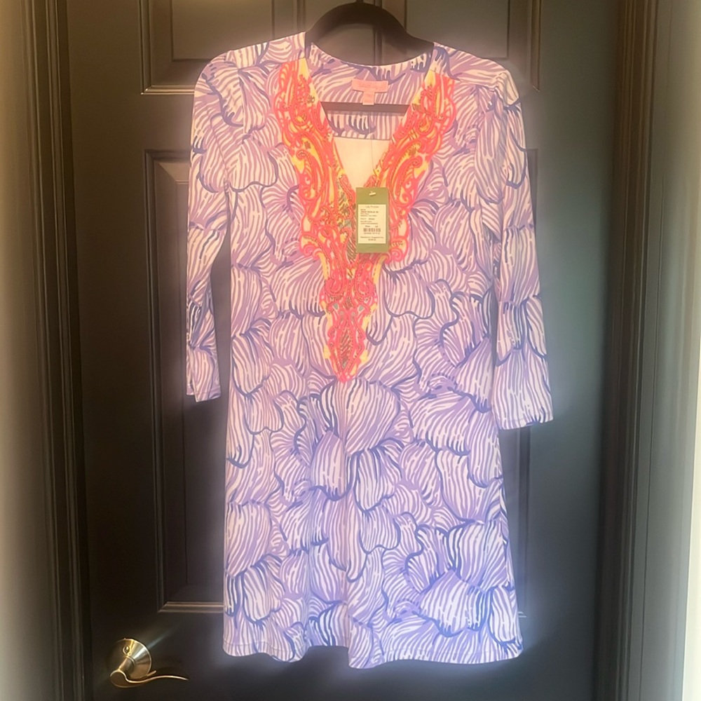 NWT Lilly Pulitzer Lilac House of Nemo Bordeaux Tunic Dress